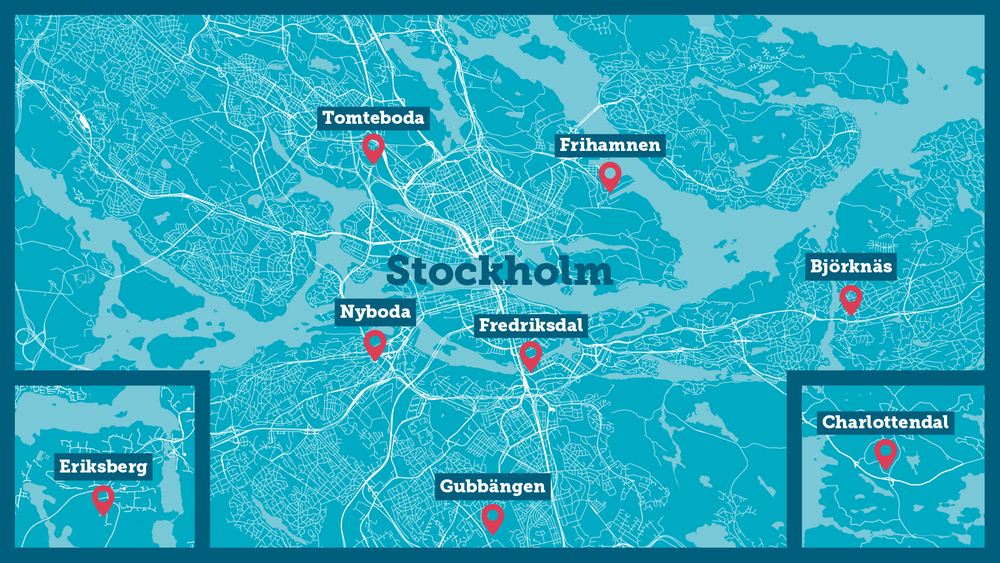 Keolis depåer Stockholm
